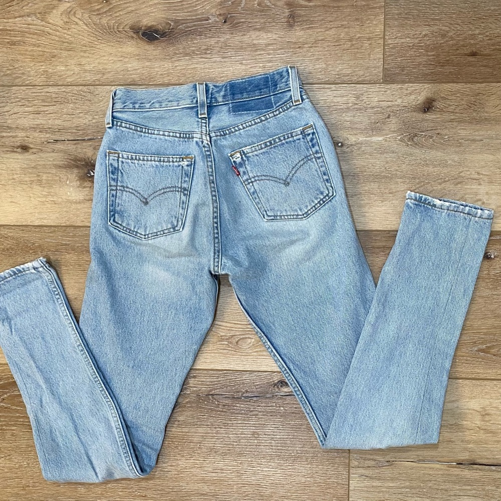 True Vintage 501s w/custom tapered leg